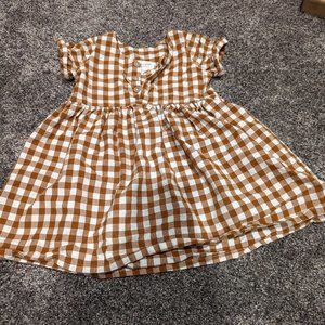 Pine & Honey gingham kids dress